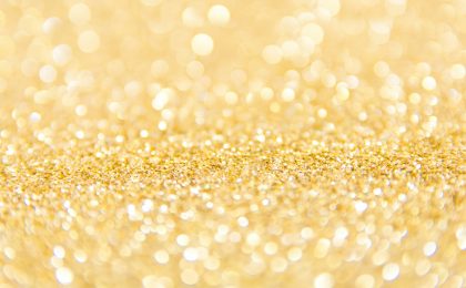 sparkling gold glitter